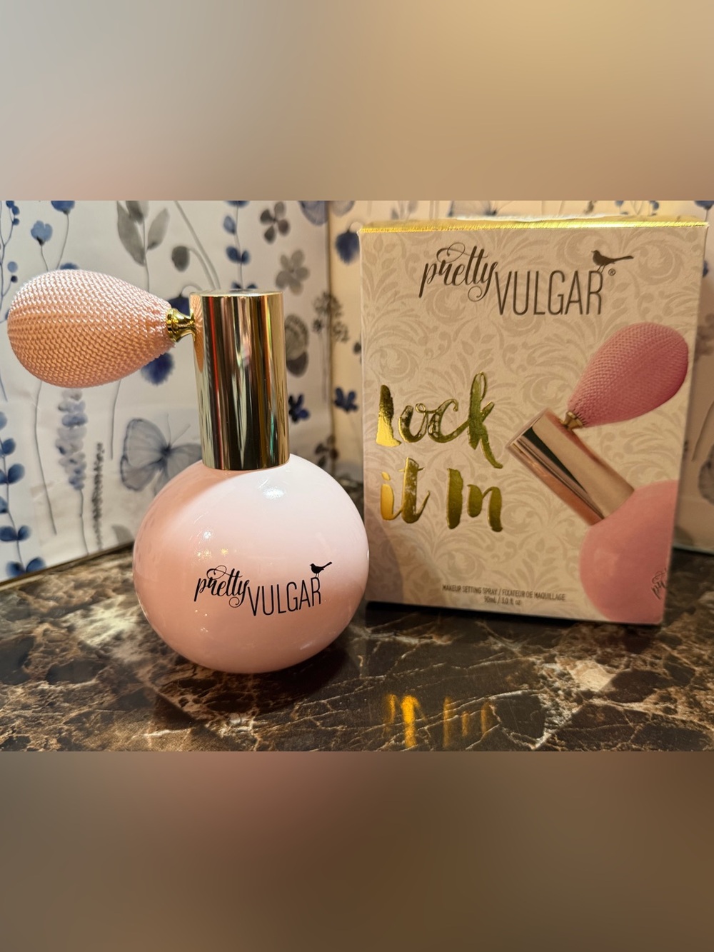 Pretty Vulgar Lock it in Setting Spray (Pink Puff Bottle)